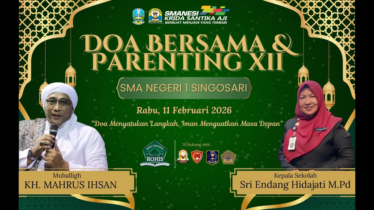 Doa Bersama dan Parenting Kelas XII SMA Negeri 1 Singosari
