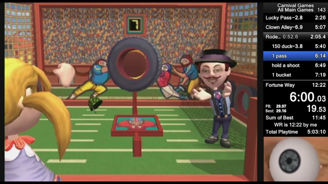 Carnival Games All Main Games World Record 12:18