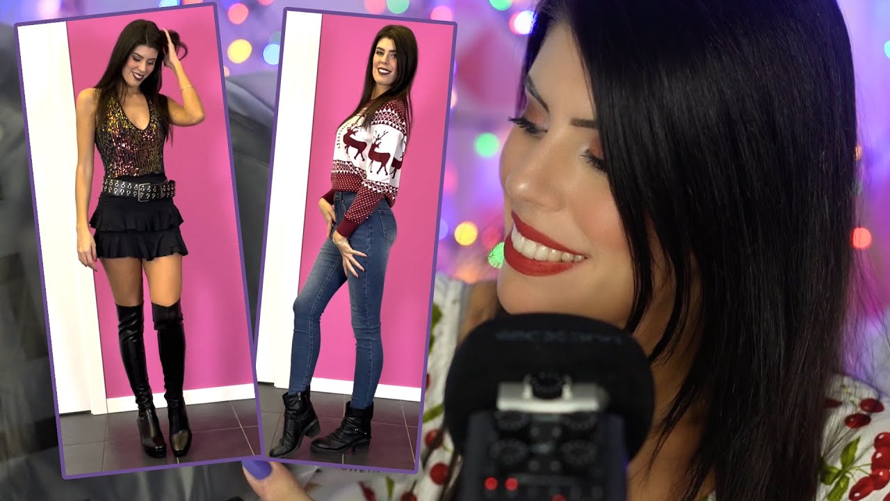 ASMR ita - 👗 NUOVI OUTFIT da PALCO e NATALIZI by SHEIN • TRY ON HAUL (Whispering)