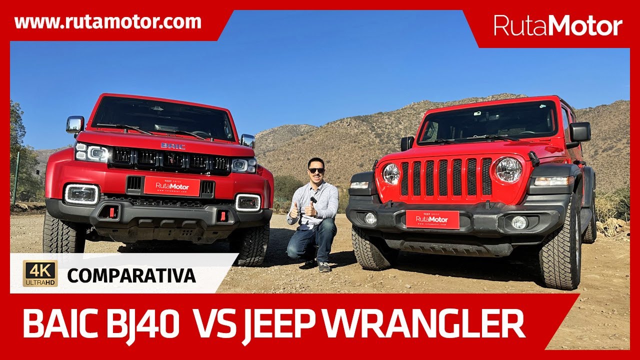 BAIC BJ 40 vs Jeep Wrangler Sport - 4x4 tradicional usado o un Chino cero kilómetro? (Comparativa)