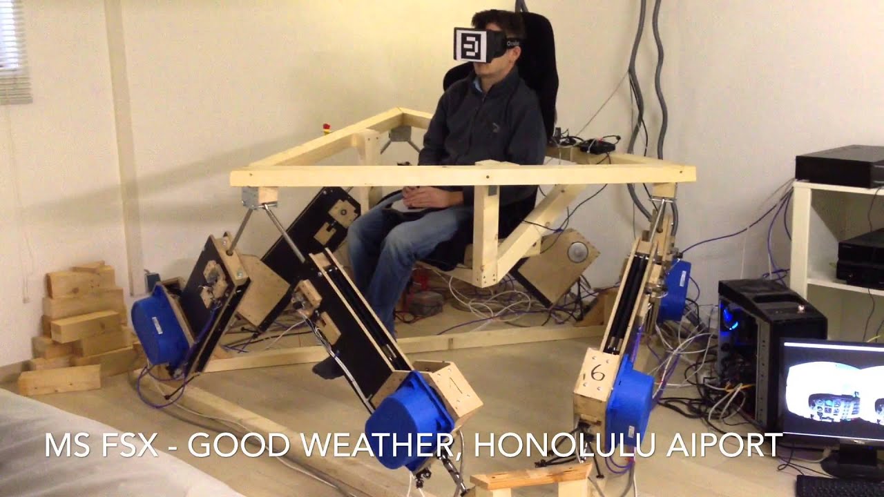 DIY 6DOF Platform - FSX Oculus Rift
