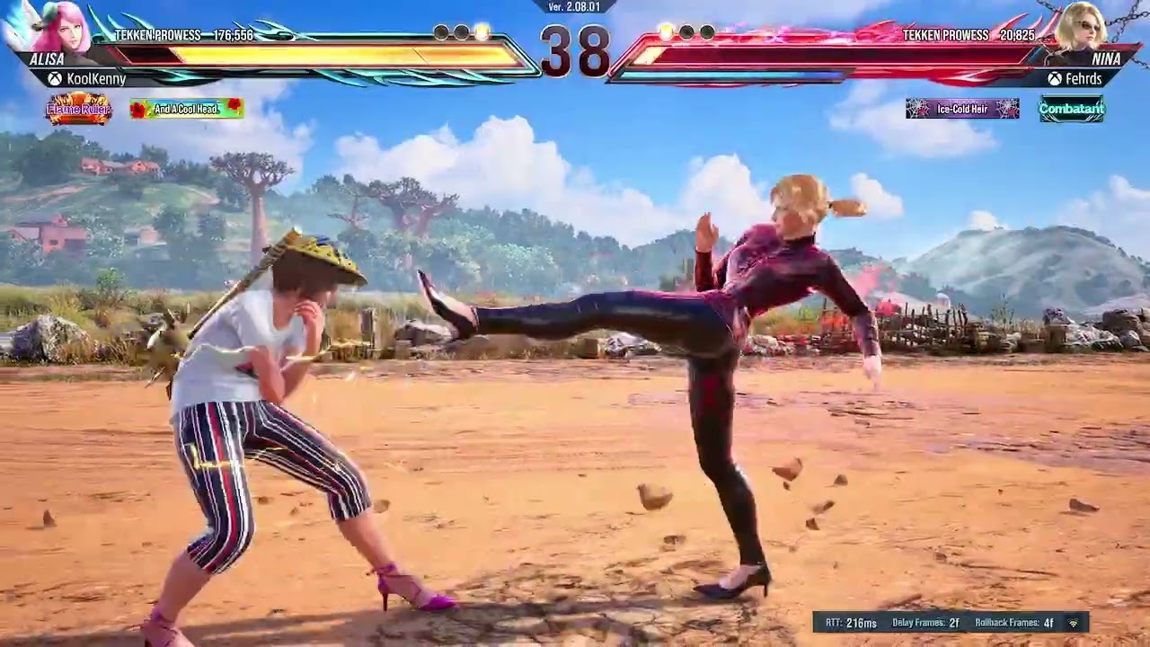 KOOLKenny148st TEKKEN 8 - My Alisa Bosconovitch VS Nina Williams Gameplay.
