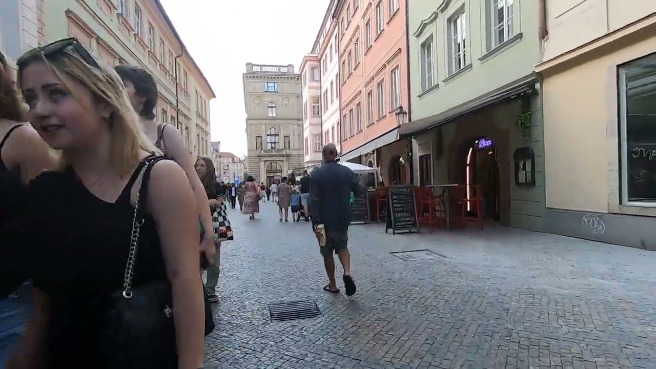 Walking PRAGUE Summer 2022 - 4K Walking Tour PRAGUE V&aacute;clavsk&eacute; n&aacute;m. City Oldtown Czech Republic !!!