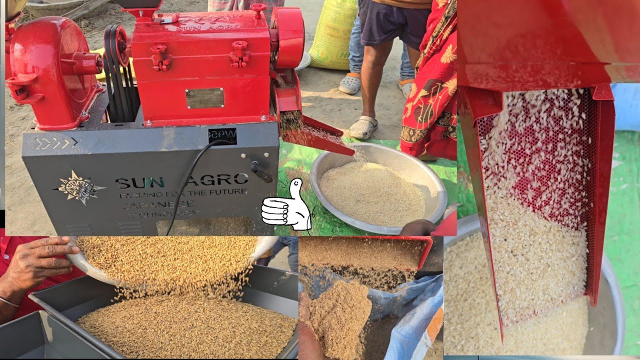 MINI RICE MILL 6W9500 RICE MILL 5.5 HP MOTOR 2026 NEW RICE MILL