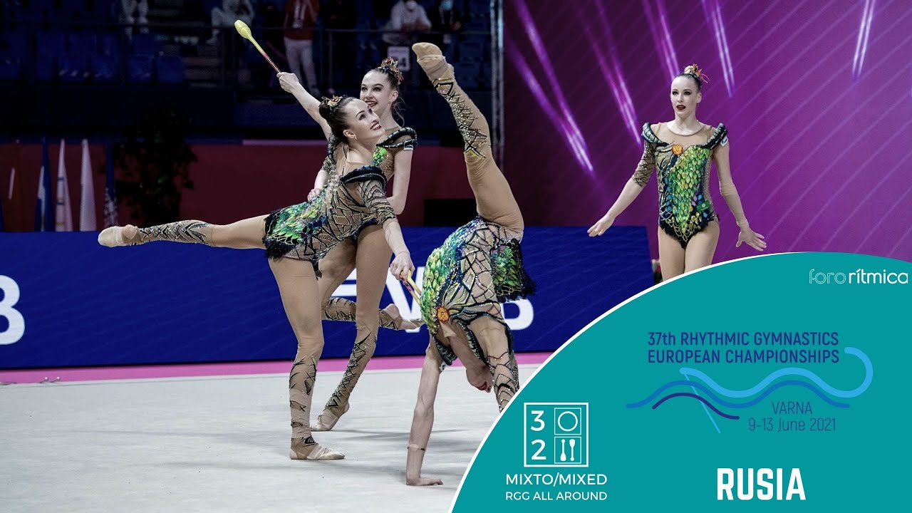 Rusia (mixto/mixed) - Competicion conjuntos European Championship Varna 2021