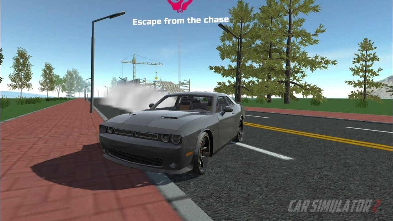 (Instigator)SRT Dodge Challenger top speed 330+ with NOS Crazy game play. Car Simulator Ultimate 2 🚗