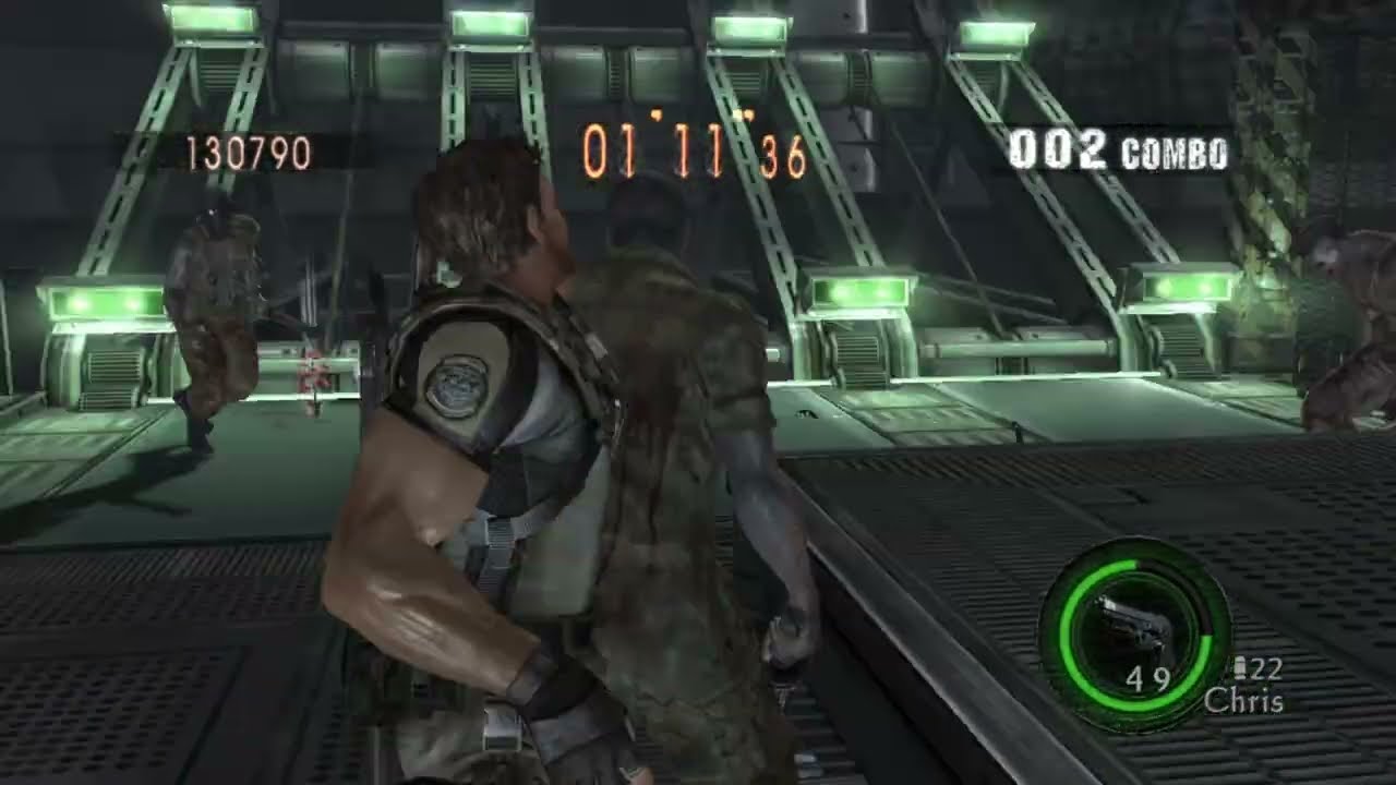 RE5 Mercenaries Chris BSAA Experimental Facility SS Medal