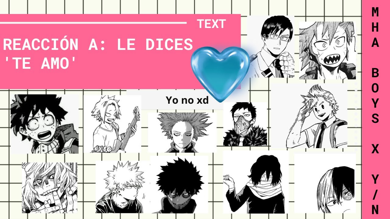 💝 Le DICES te AMO por PRIMERA VEZ | BNHA x TN