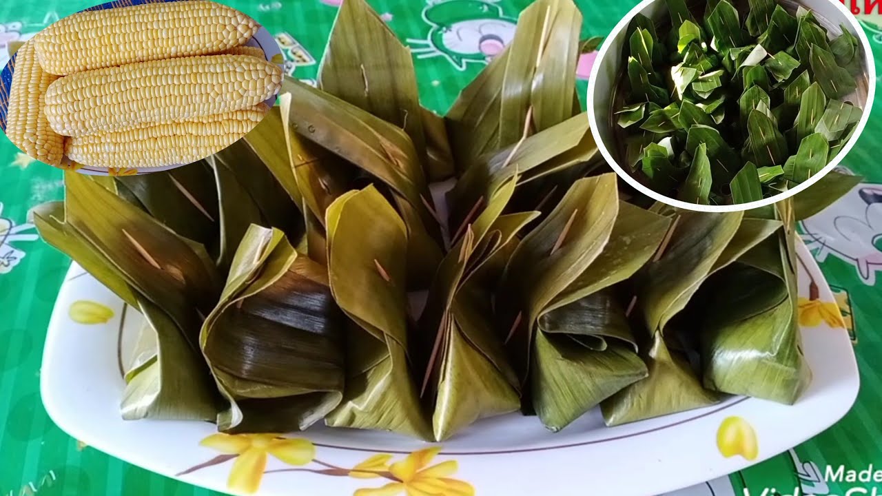 ขนมข้าวโพด🌽🌽🌽(แอ๊บข้าวโพดสาลี)by สายพิน