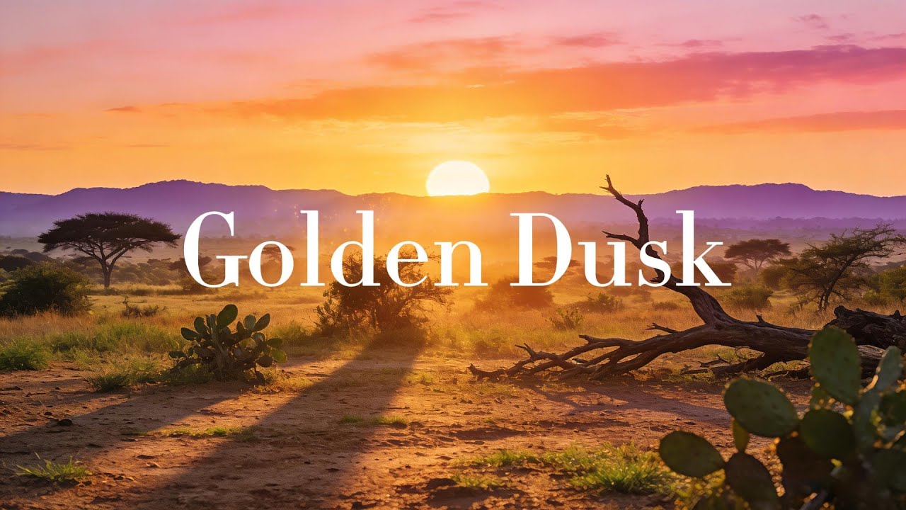 Relaxation Music, Stress Relief, Meditation — Golden Dusk 🌅 | Calm, Healing, Ambient Soundscape