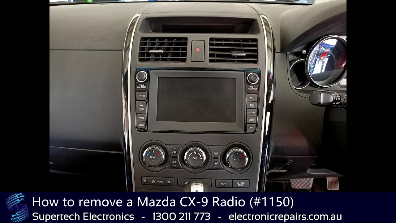 Как снять магнитолу Mazda CX-9 (#1150)