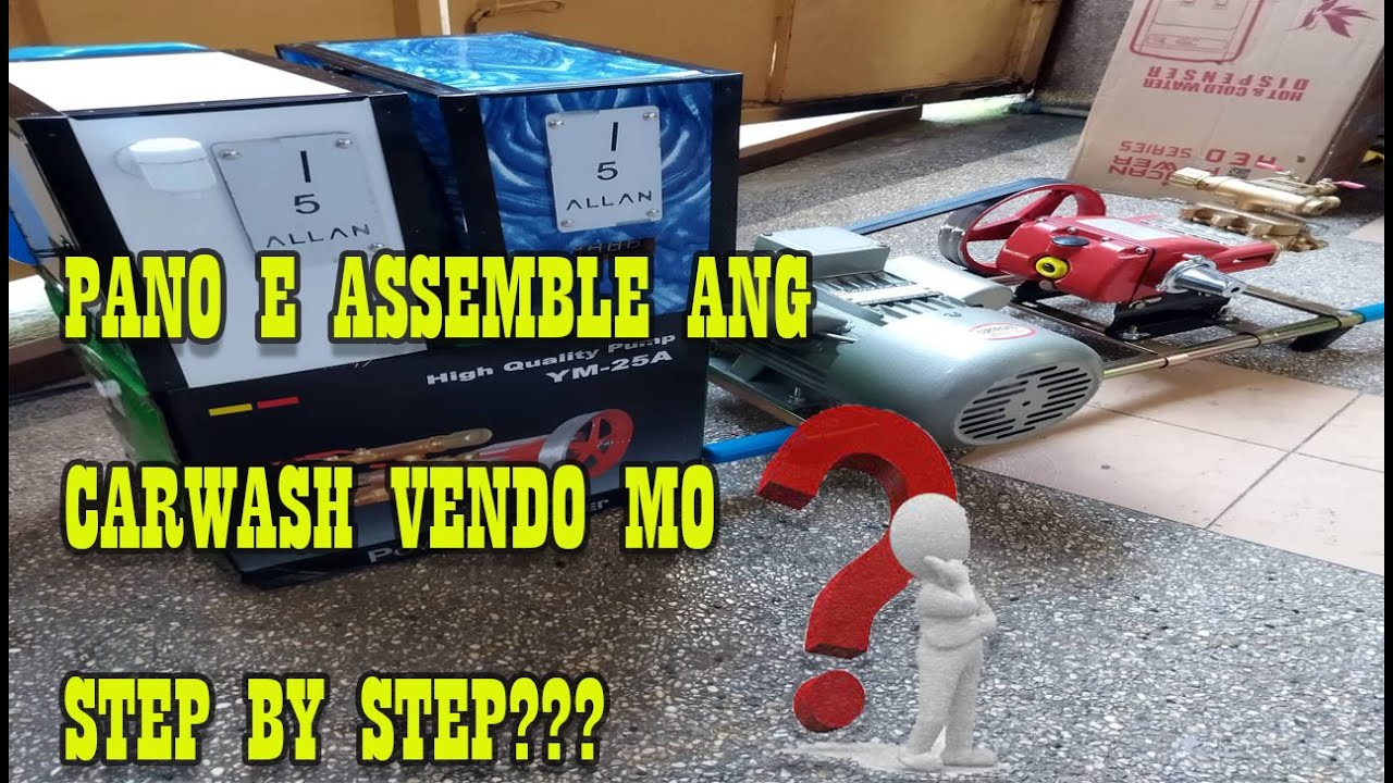 CARWASH VENDO MACHINE SETUP