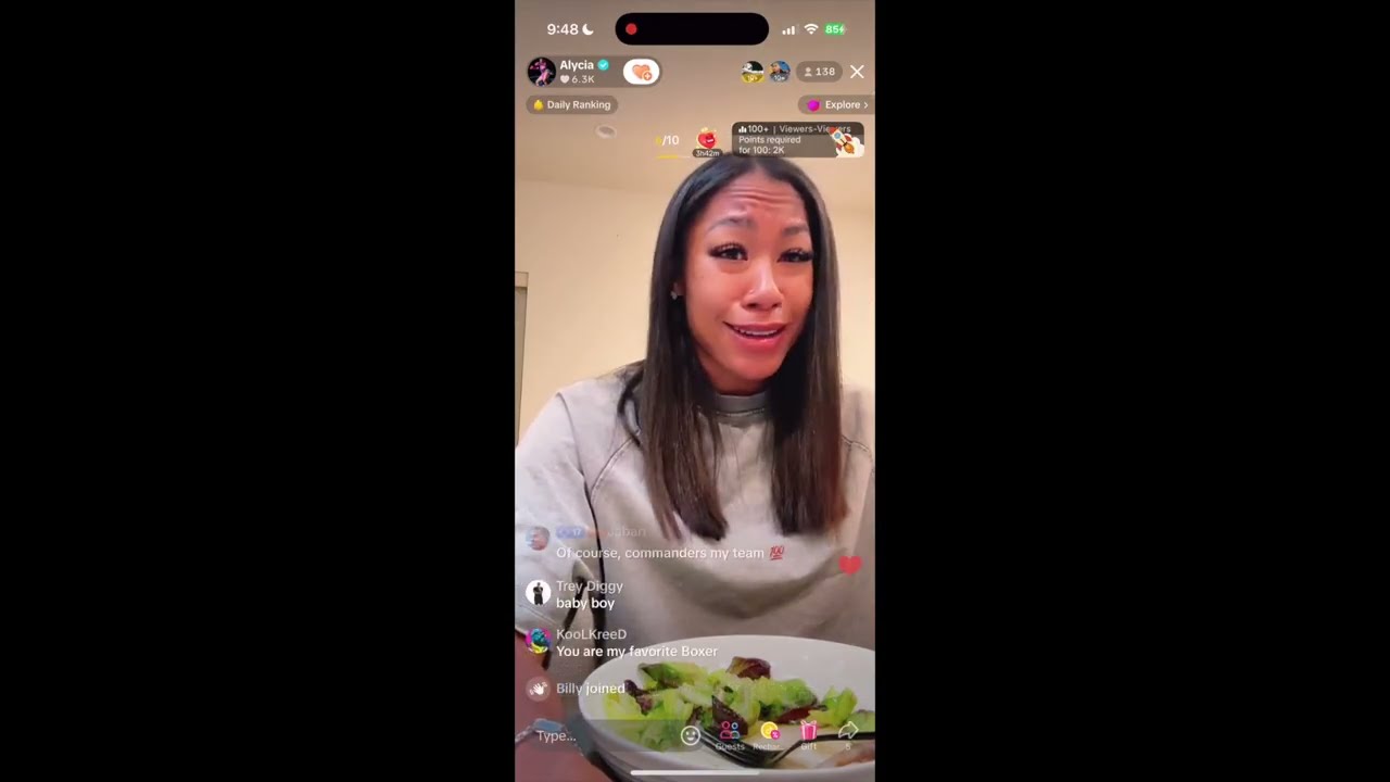 Alycia Baumgardner - TikTok Live 8/19/25
