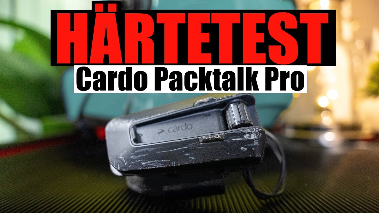 HÄRTE-TEST für das Cardo Packtalk Pro