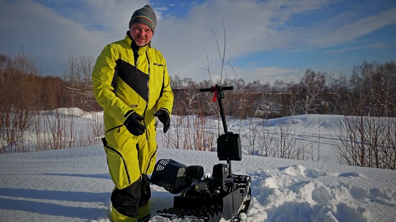 Первый обзор на МОТОСНОУБОРД SNIKE EXPEDITION 9