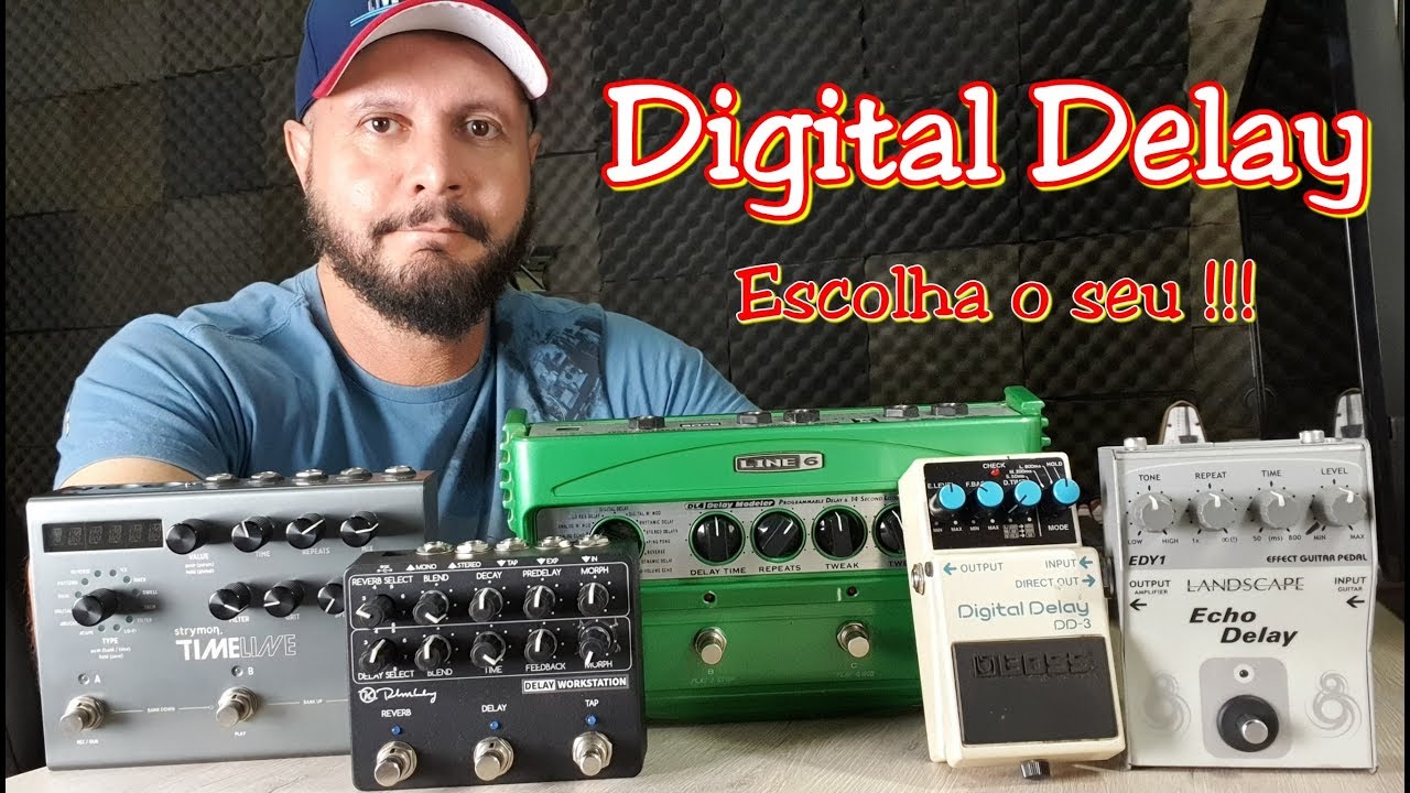 𝟓 𝐃𝐢𝐠𝐢𝐭𝐚𝐥 𝐃𝐞𝐥𝐚𝐲𝐬 - comparações e testes !!!