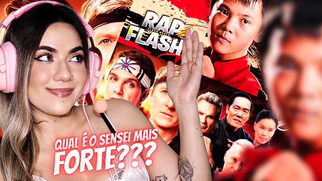 REACT FLASH BEATS - ESPECIAL COBRA KAI (SENSEIS) E CHENG (KARATÊ KID) | Luana Modena