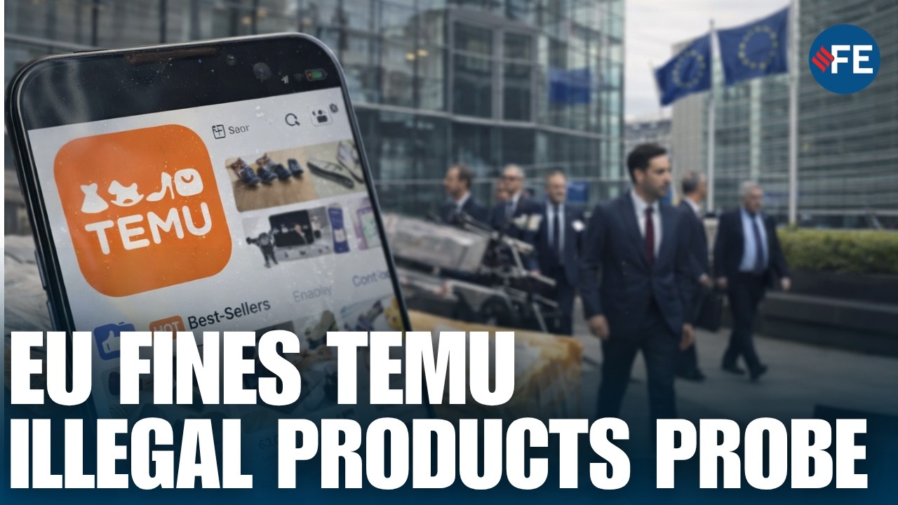 EU Fines Temu &euro;200 Million | Illegal Products Probe | Pressure Grows On Chinese Retailer