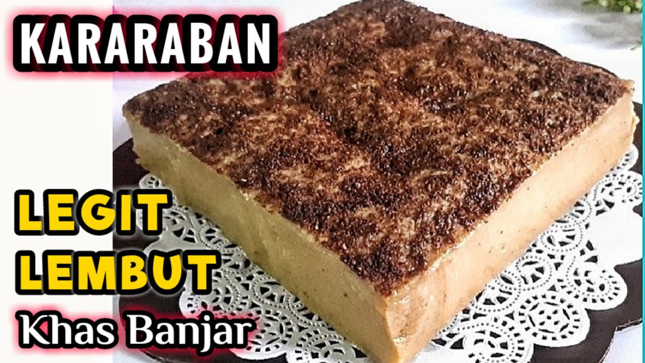 RESEP KUE BASAH KHAS BANJARMASIN KARARABAN - Wadai Banjar