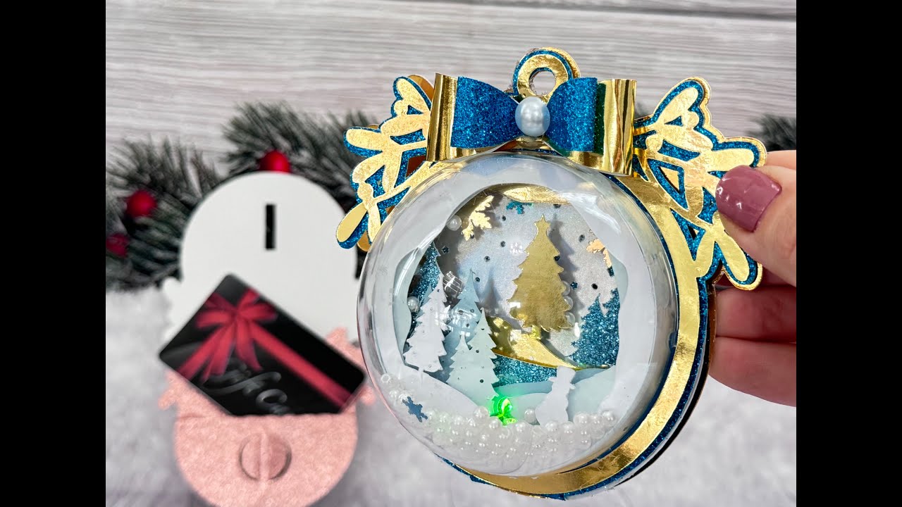 Gift card Holder Ornament - Template