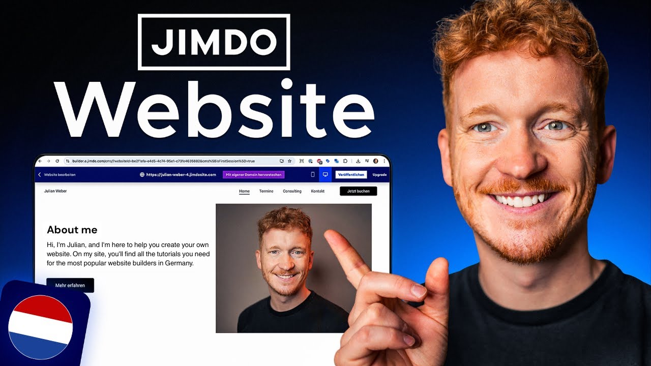 Jimdo Website maken – Nieuwe Tutorial 2026 voor beginners (Nederlands)