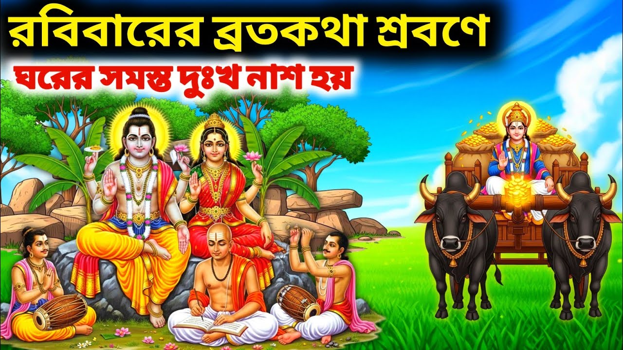 Ravivar Vrat Katha | রবিবারের ব্রত কাহিনি | Surya Dev Vrat Katha Bangla | Bhakti Story