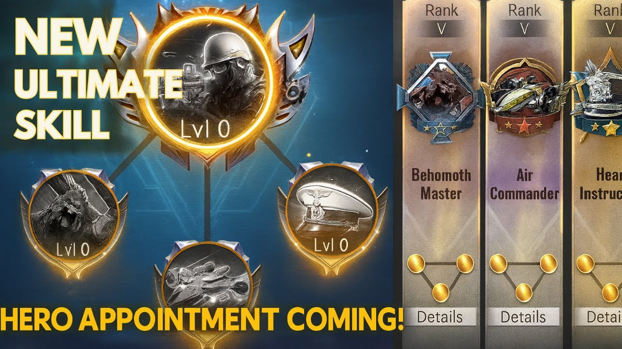 PTR UPDATE: NEW ULTIMATE SKILL in Hero Appointment! | State of Survival
