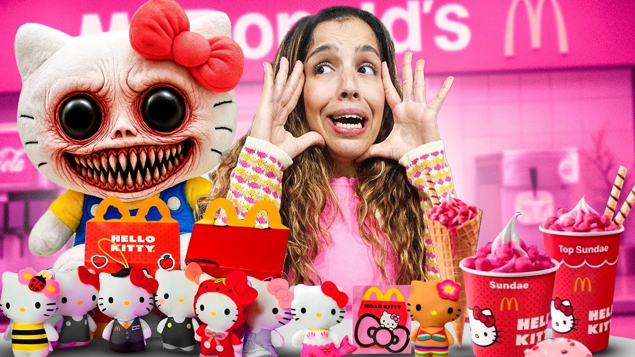 TESTANDO O NOVO COMBO DA HELLO KITTY DO MC DONALDS!