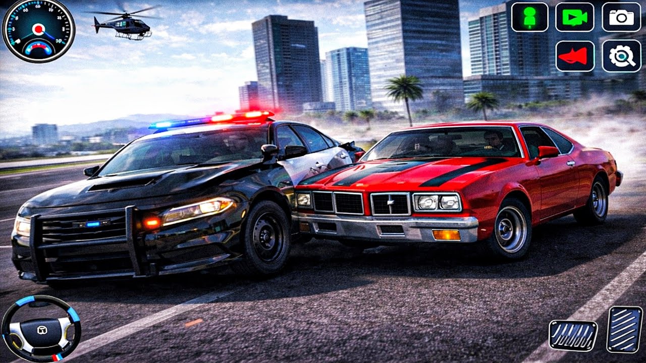 🚨 High Speed Police Chase Ends in Violent Crash | Realistic Car Chase Gameplay