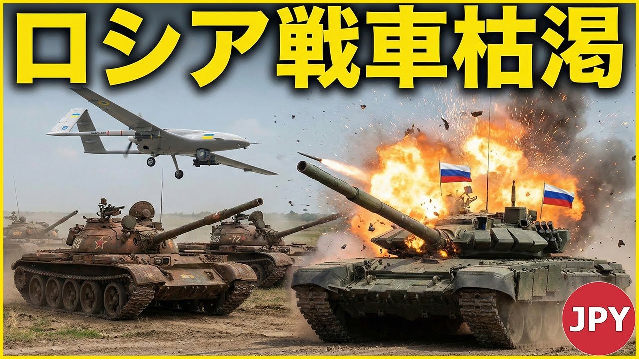 ウクライナがロシア最新鋭戦車を壊滅！追い込まれたロシア、旧ソ連戦車を投入へ… | JPY 軍隊