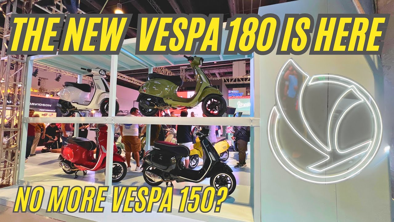 Vespa Primavera & Sprint 180cc Launch at Makina Moto Expo 2026 🇵🇭 | Specs, Price, Colors. 