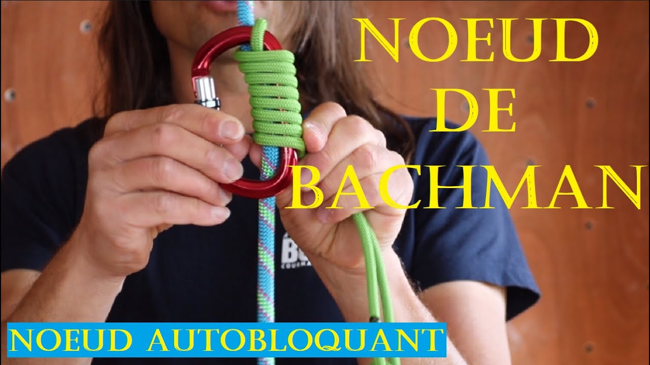 Nœud de Bachman. Tutto Alpinisme 37  EVOLUTION