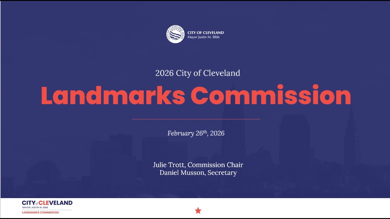 Landmarks Commission Meeting for March 12, 2026
