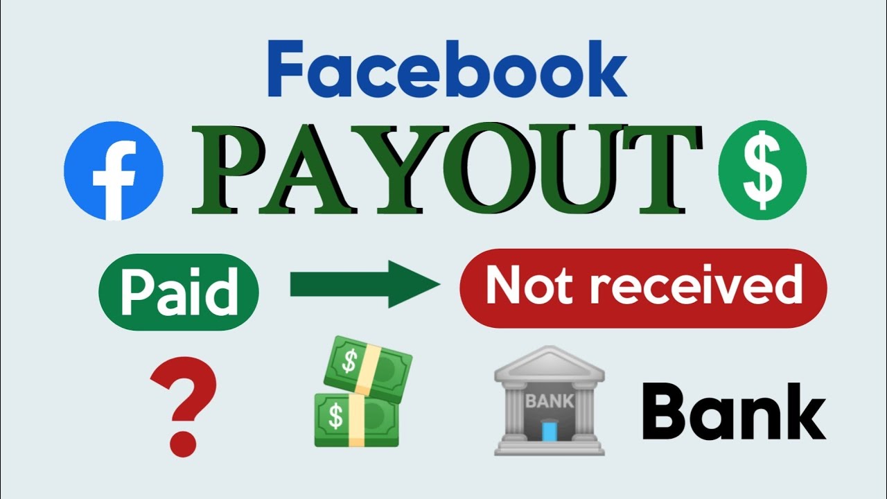 Facebook payout status paid but payment not received in bank #facebookpayout #payout
