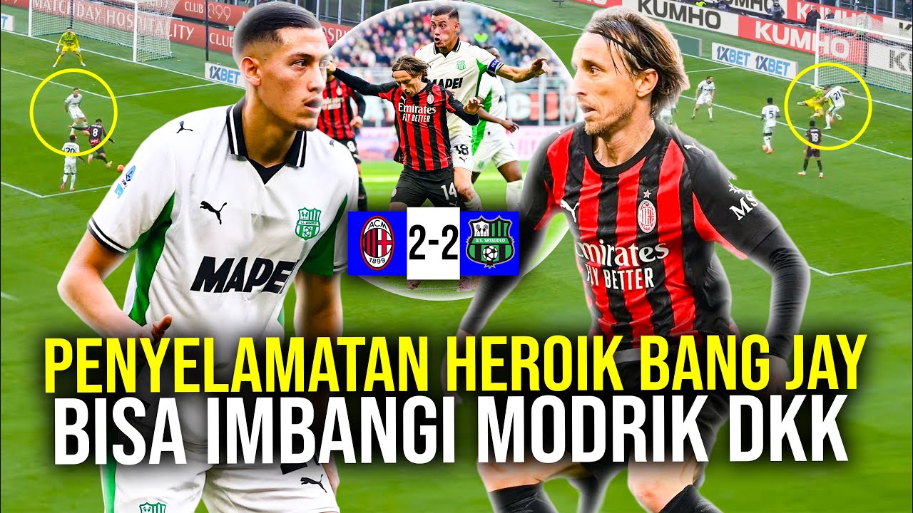 AKSI PENYELAMATAN KRUSIAL HINGGA BIKIN PULISIC TERKAPAR! JAY IDZES BAWA SASSUOLO IMBANGI MILAN