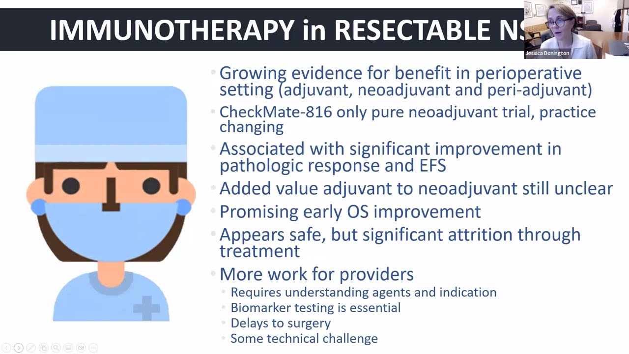 8 in 8: Update on Immunotherapy for Resectable Lung Cancer