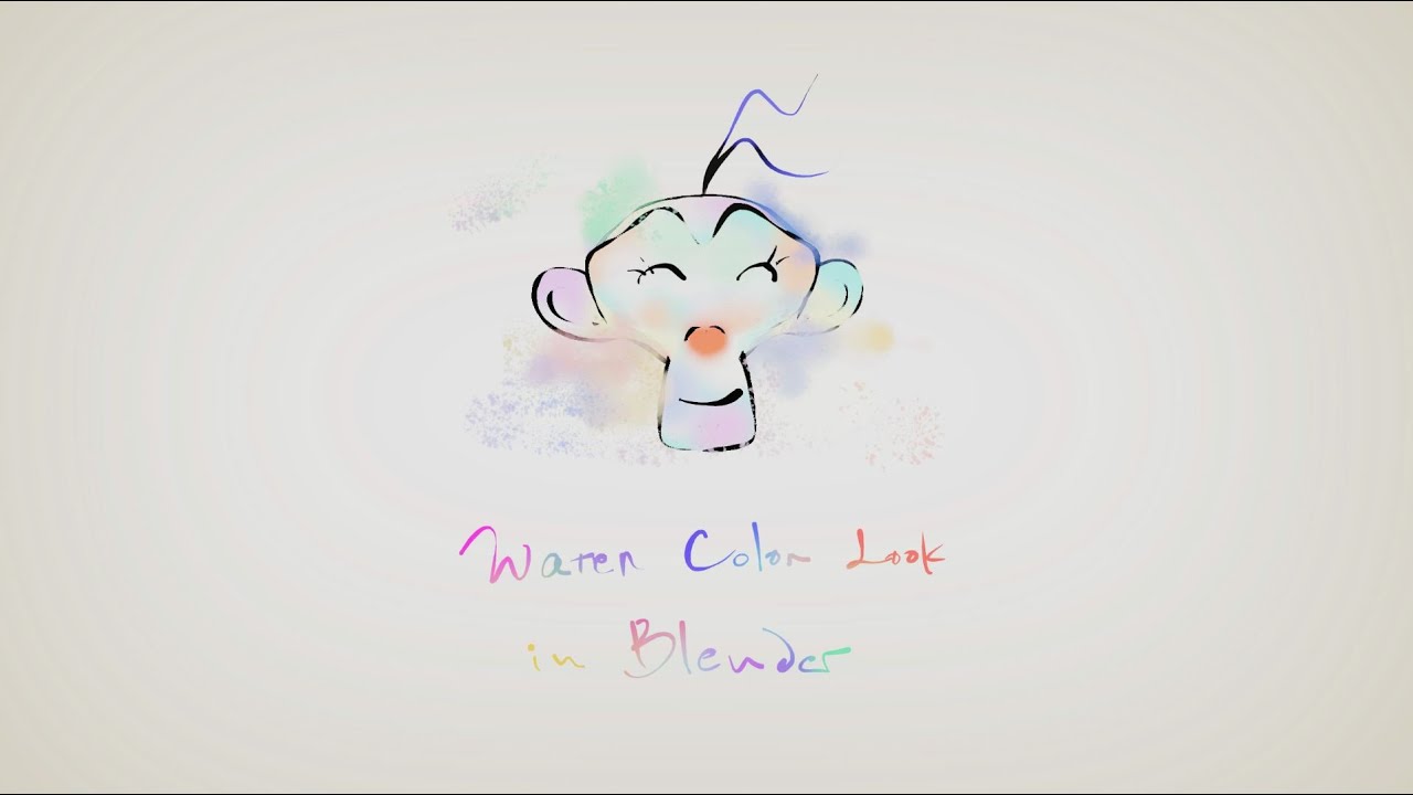 Water Color Look in Blender with Grease Pencil