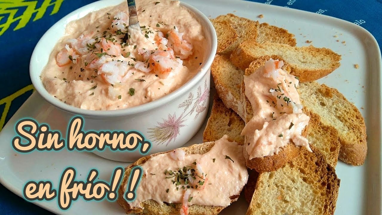Paté de langostino sin horno | Paté de camarón sin horno | El Dulce Paladar