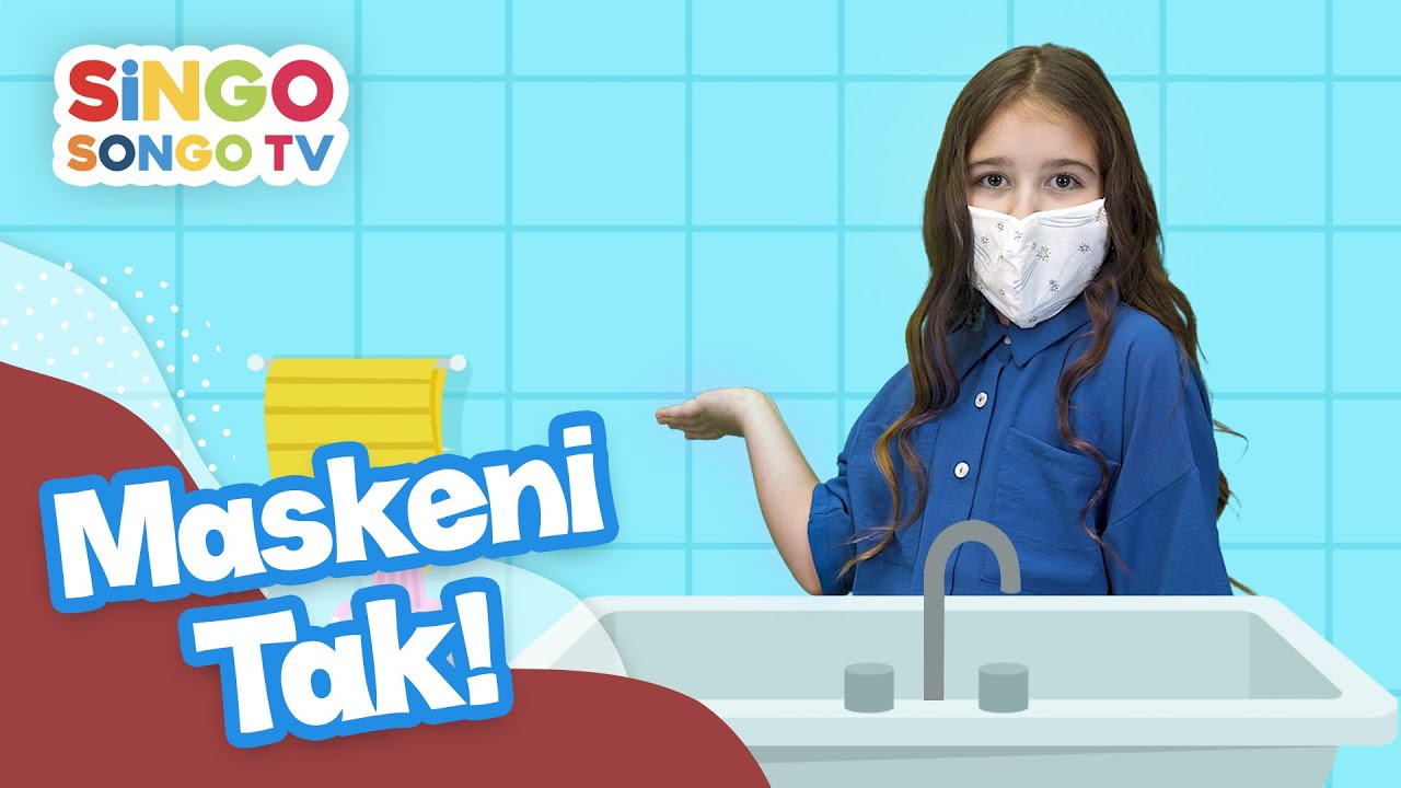 MASKENİ TAK 😷 I COVID-19 FARKINDALIK ŞARKISI I SİNGOSONGO TV &Ccedil;OCUK ŞARKILARI 🎶 #EvdeKal #StayHome