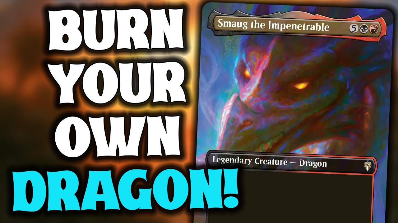 Этот дракон создает 20+ сокровищ за раз! | Обзор командирской колоды Smaug the Impenetrable