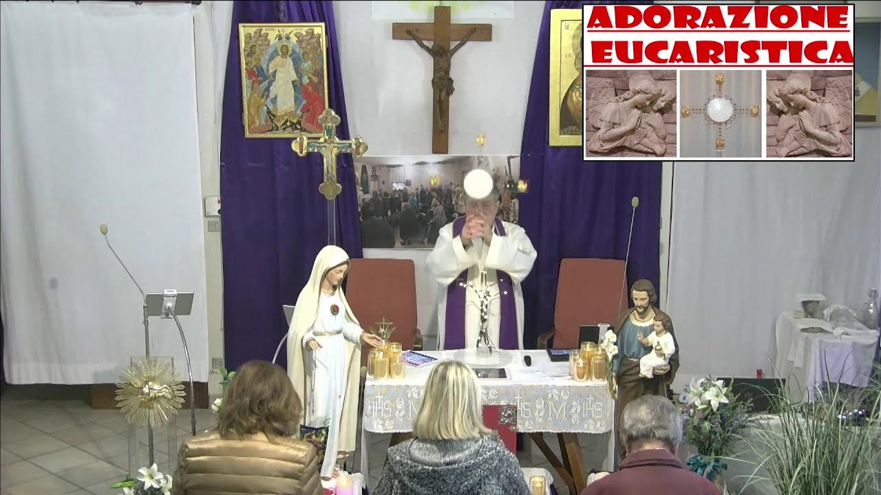 Adorazione, Coroncina  e  Rosario - 9  marzo 2026