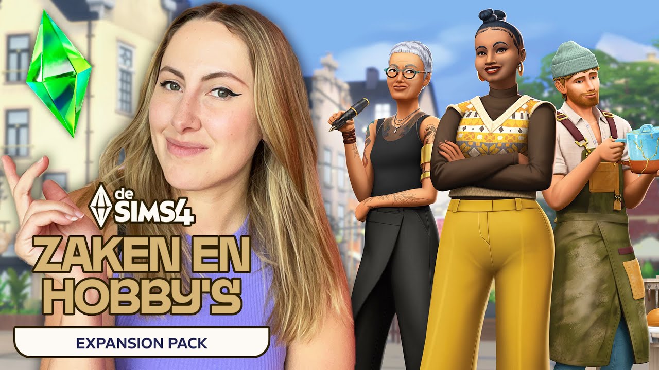 Voor het eerst De Sims 4: Zaken En Hobby's uitproberen! #SponsoredbyEA