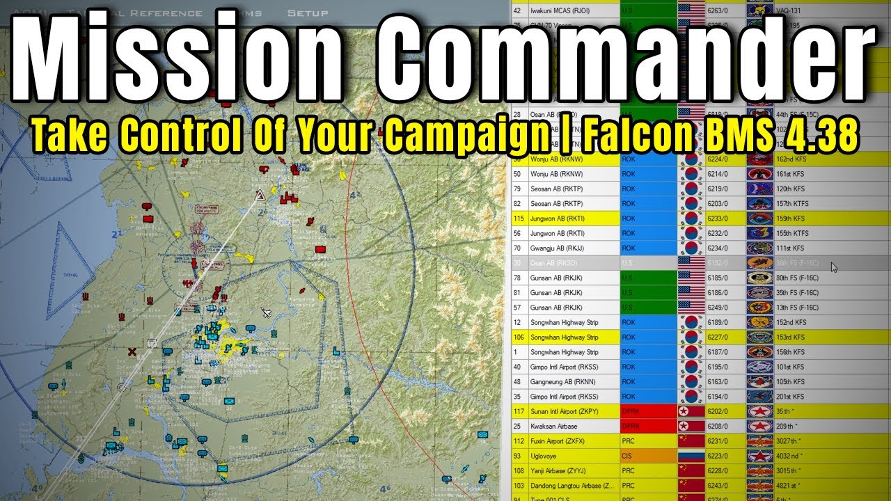 Take Control Of Your Campaigns | Mission Commander Guide Falcon BMS 4.38