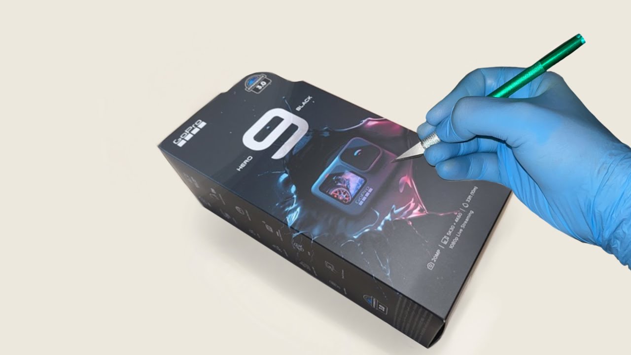 Unboxing GoPro Hero 9 + scuba diving accessories [ASMR]