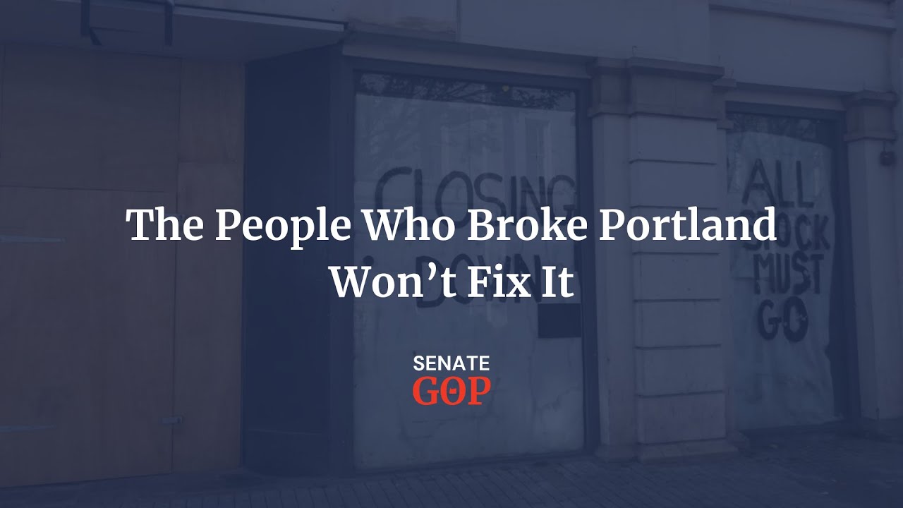 The People Who Broke Portland Won’t Fix It