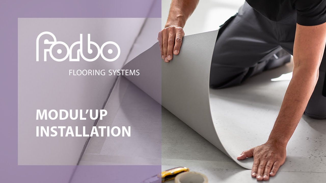 Installing Modul’up adhesive free vinyl in 3 easy steps | Forbo Flooring Systems