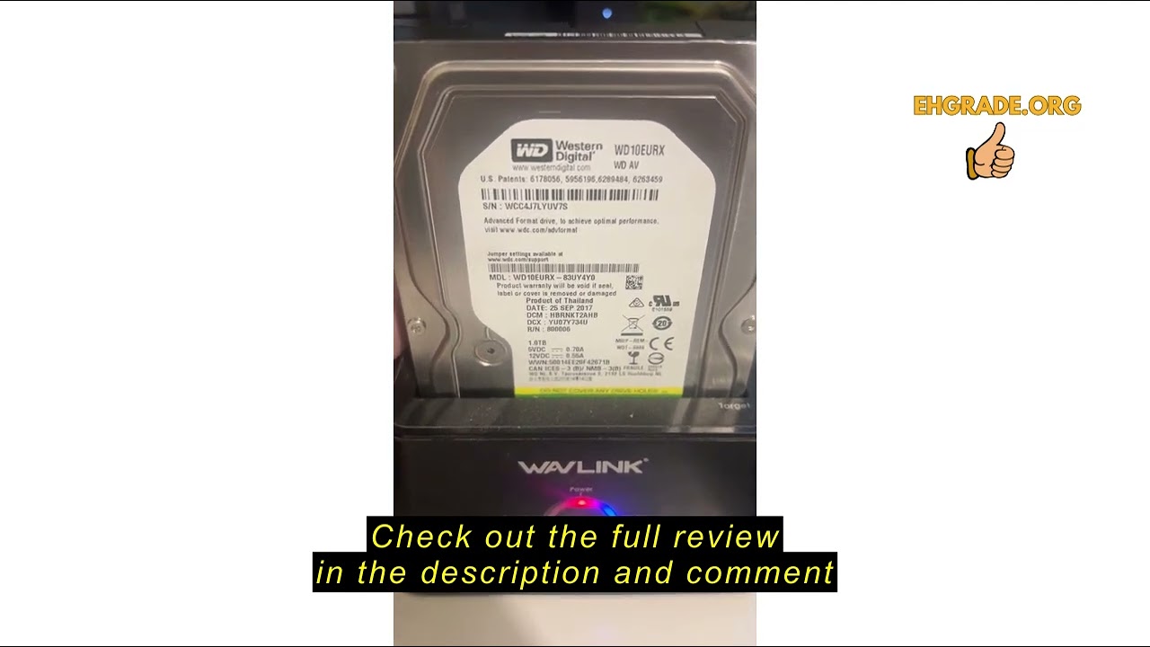 Review Western Digital WD Bulk WD10EURX 1TB AV GP SATA 6Gbs 3.5
