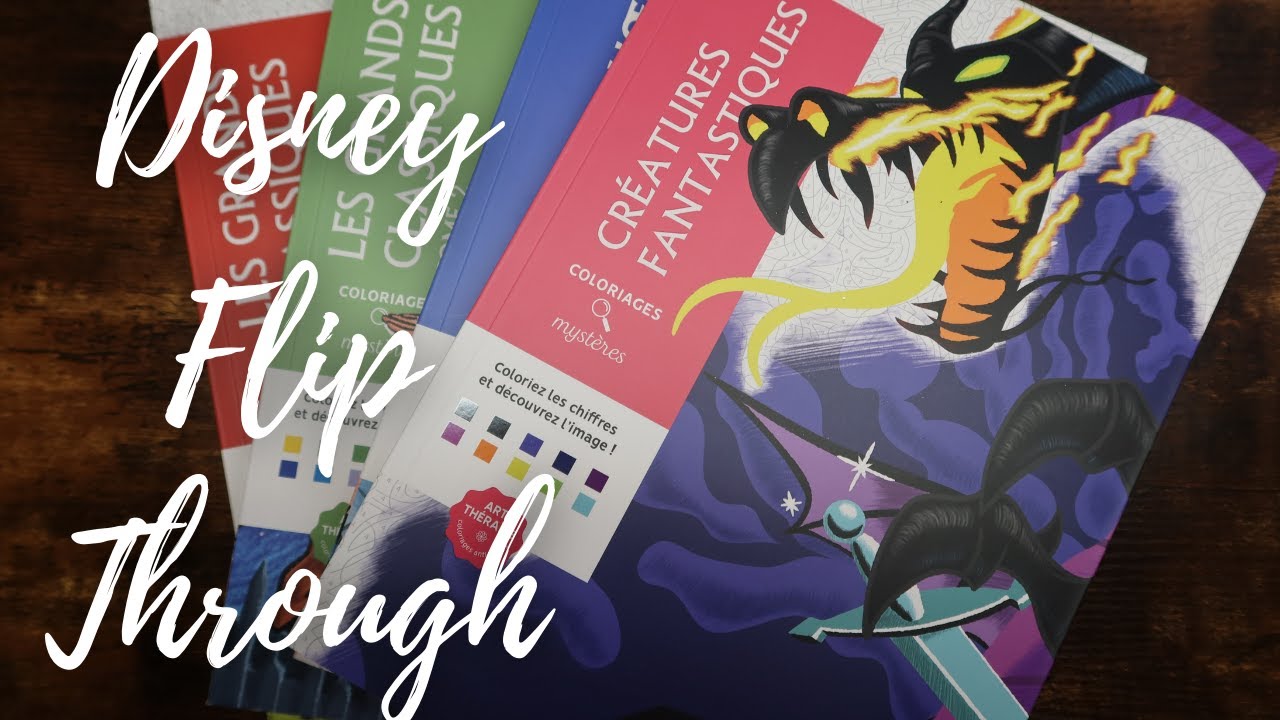 disney coloring book haul & flip through!