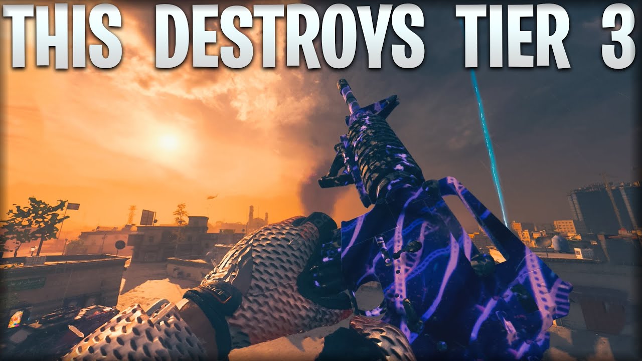MW3 Zombies - THE BEST ASSAULT RIFLE DESTROYS TIER 3! ( BEST AR FOR TIER 3 FARMING )