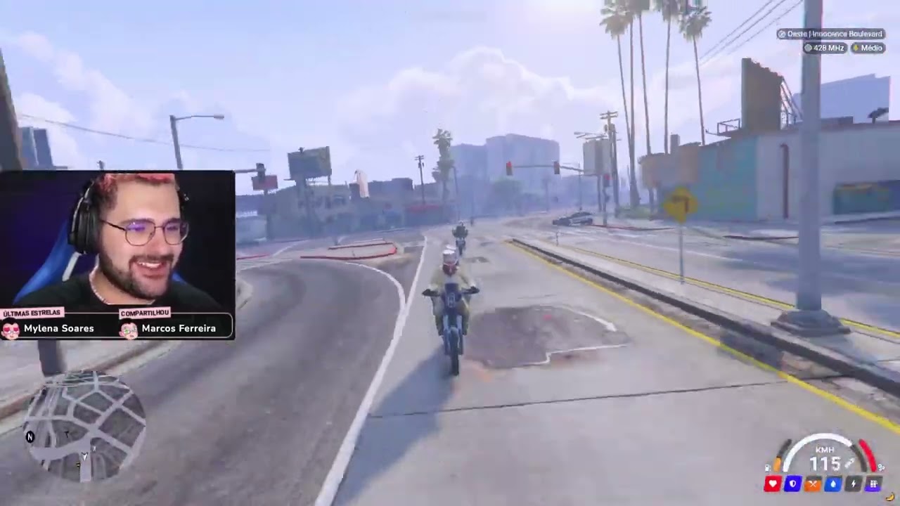 A FUGA MAIS ICÔNICA fugindo de muitos policiais 😱 Park Tiffany GTA RP